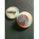 Broches fleur coco