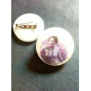 broche violet coco