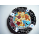 picasiette orangé/miroir