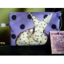 trousse lapin velours