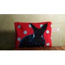 trousse lapin velours