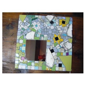 miroir vert