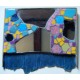 miroir violet/vert