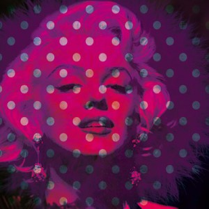 Marylinpoisrose 50x50cm